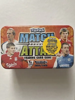 TOPPS MATCH ATTAX  2009/2010 SEALED TIN Including LIMITED EDITION • £25