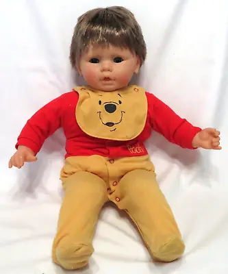 1980's ZANINI & ZAMBELLI 24  TODDLER Doll Vinyl & Fabric W/Rooted Hair • $79.99