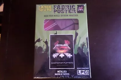 METALLICA Fabric Poster New Factory Sealed 50  X40  Master Of Puppets • $15