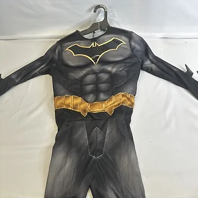 Batman Costume Complete With Mask Belt Cape MED 10/12/14 NEW • $9.99