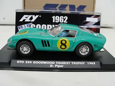 £49.99 • Buy Fly Ferrari 250 Gto 'goodwood Tourist Trophy'  #8  Flye2033  1.32 Slot  Bnib