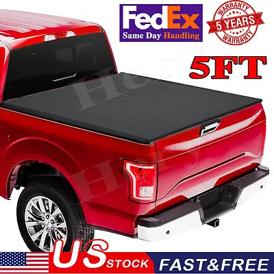 5.5FT Bed Roll-Up Soft Truck Tonneau Cover For 2015-2023 Ford F-150 Super Crew • $134.99