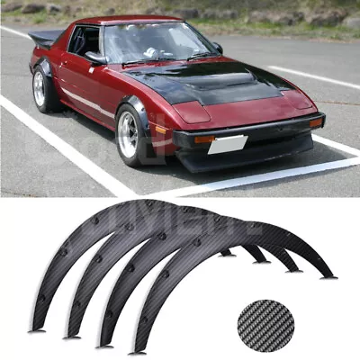 For Mazda RX-2 RX-3 RX-4 RX-5 RX-7 4.5  Carbon Fender Flares Wheel Arch Body Kit • $95.68