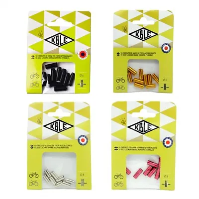 Transfil Bicycle Brake Cable Outer Casing End Caps Ferrules Push-On 10 Pack 5mm • £4.39