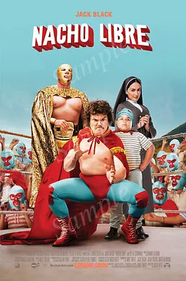 Nacho Libre Jack Black Movie Premium POSTER MADE IN USA - PRM560 • $18.48