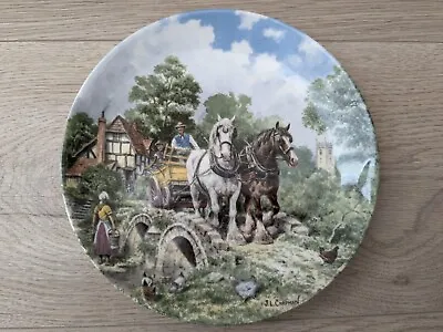 Wedgwood Life On The Farm 'Off To Work' By John L Chapman Collector Plate • £8