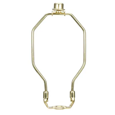 Lamp Harp Finial Holder Set 7 Inch Polished Brass For Table And Floor Lamps • £7.63