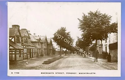 1915 MAENGWYN STREET PENDREF MACHYNLLETH POWYS Montgomeryshire RP PHOTO POSTCARD • £1.99