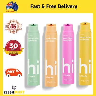 Hi By Hismile Flavoured Toothpaste | 4 Flavour To Choose | NEW AU • $16.99