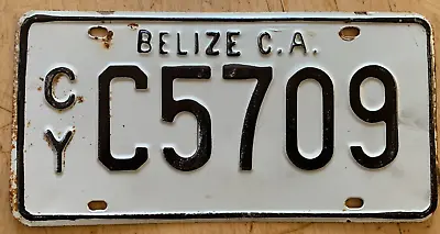 Belize Cy Central America Auto License Plate   C 5709   • $39.99