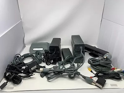 Mixed Xbox 360 Lot Of Power Supply Cords Video Cables & Accessories UNTESTED • $84.99