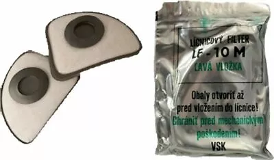 Asbestos Free Czech NBC Respirator Gas Mask Filters Set M10 M10M Sealed - NEW • $29.97