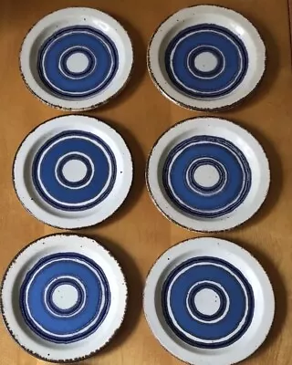 (6) MIDWINTER STONEHENGE MOON By Wedgwood 7” Dessert / Salad Side Plates 1970’s • $69