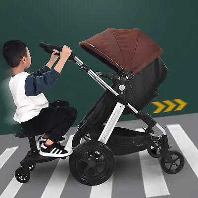 2 In1 Universal Stroller Glider Board Stroller Ride Board Wheeled Pushchair Step • $32.30