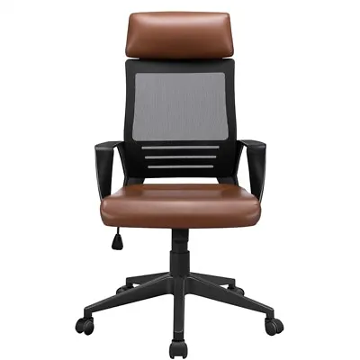 High Back Leather Office Chair Executive Office Desk Task Computer Chair Swivel • $79.99