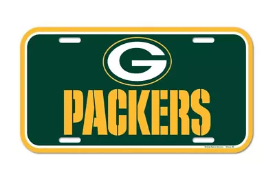 Green Bay Packers NFL Wincraft Plastic License Plate  • $8.05