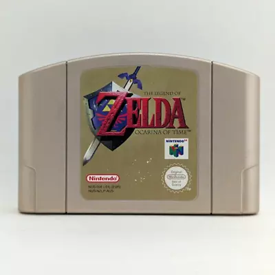 Very Good Condition Genuine Nintendo 64 N64 Legend Zelda Ocarina Of Time PAL AUS • $69.99