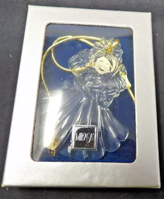 NIB Vintage Mikasa Joyous Collection Christmas Crystal Halo Angel Ornament 3 1/2 • $9.50