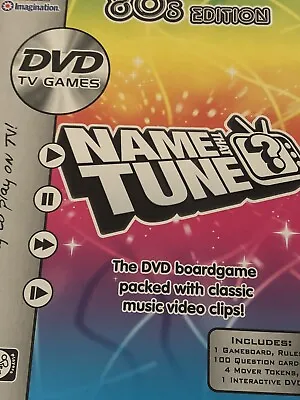 Name That Tune DVD Board Game 80s Edition Parker Games New & Sealed • £4.99