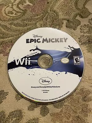 Disney Epic Mickey (Nintendo Wii 2010) Tested And Works Great !! • $9.95