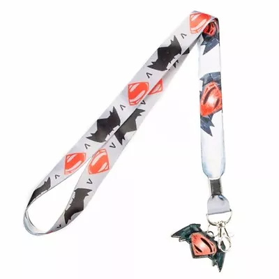  Batman V Superman: Dawn Of Justice Logo ID Holder Lanyard Keychain • $6.99