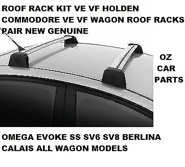 $258.37 • Buy Roof Rack Kit Genuine Ve Vf Ss Sv6 Holden Commodore All Station Wagon Models New
