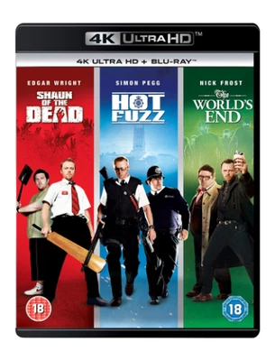 £24.88 • Buy Shaun Of The Dead/Hot Fuzz/The World's End (4K UHD Blu-ray) Rafe Spall Anne Reid