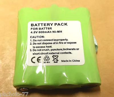 Battery For Walkies Midland G8 G6 M99 M48 M24 LXT500 4.8V 800MAH Intek MT3030 • $11.30