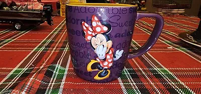 Disney Parks Embossed Minnie Mouse Coffee Mug • $9.99