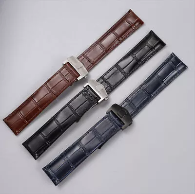 20/22/24mm Genuine Leather Watch Band For TAG HEUER Carrera Monaco F1 Aquaracer • £20.39