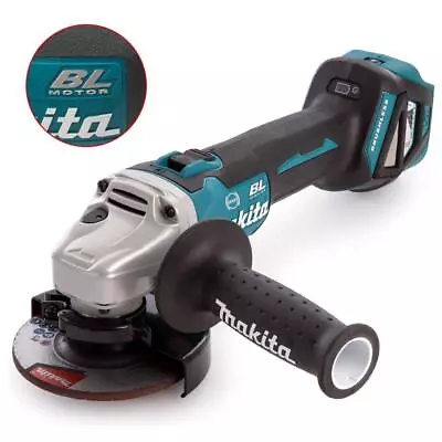 Makita DGA463Z 18v Cordless Brushless 115mm Angle Grinder + Blade - Bare Unit • £133.64