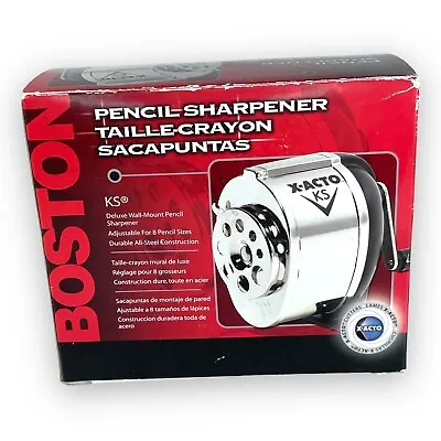 Boston X-Acto 1031 KS Deluxe Wall Mount Manual Pencil Sharpener All-Steel • $12.97