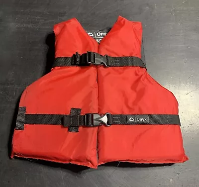 Onyx Outdoor Kids Type III General Purpose Flotation Vest - Youth (Red) • $15.99