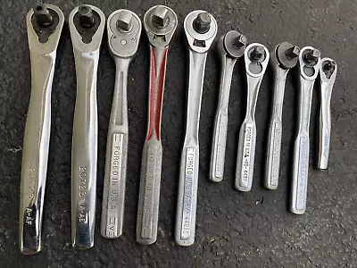 Vintage Craftsman Ratchet Lot 10 Tools 1/2  And 3/8  • $120