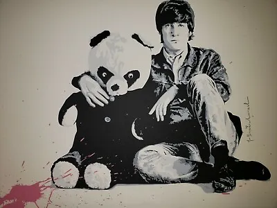 All You Need Is Love Mr Brainwash Signed John Lennon Screen Print Poster Beatles • $2233