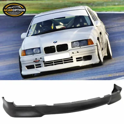 Fits 92-98 BMW E36 3 Series Msport Style Front Bumper Lip - PU • $59.99