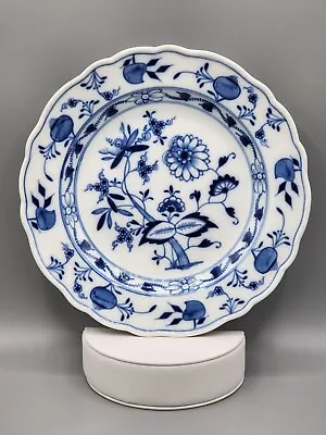 Meissen Blue Onion Dinner Plate Crossed Swords 9  Germany  • $50