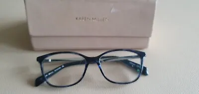 Karen Millen Blue Glasses Frames. KM 111. With Case. • £21.99