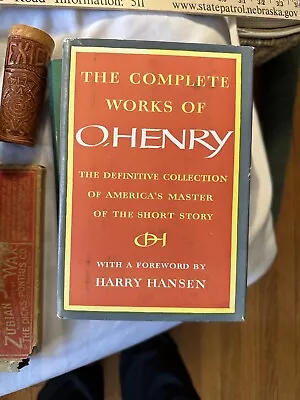 The Complete Works Of O.Henry Vol. II Doubleday & Co. 1953 Hardcover & DJ • $15.99