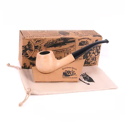 Mr. Brog New Handmade Tobacco Pipe No. 35 Corsar Natural Pear Wood Fajka • $21
