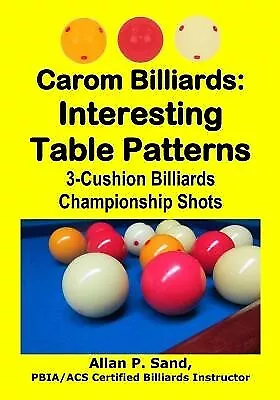 Carom Billiards Interesting Table Patterns 3-Cushion Billiards By Sand Allan P • $45.44