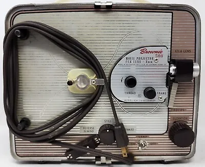 Vintage Kodak Brownie 500 Movie Projector 8mm - Model A - Powers On • $27