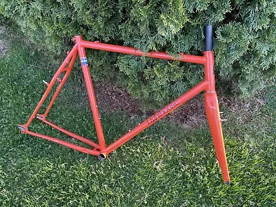 Tim Neenan Lighthouse Cycles USA Steel Road CX Gravel Frame & Fork 56cm • $999