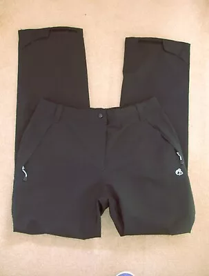 CRAGHOPPERS Women's Aquadry 20000 Black Waterproof Trousers - UK Size 12 - Mint • £10