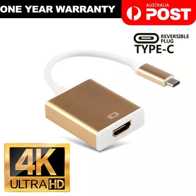 USB-C Type C USB3.1 Male To HDMI Female HDTV 1080p Adapter Cable For MacBook 12  • $10.99