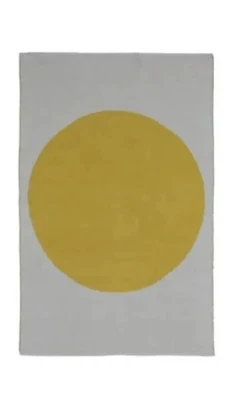 £50 • Buy Habitat Sun Jacquard Cotton Flatweave Rug - 120x180cm - Cream Yellow, Reversible