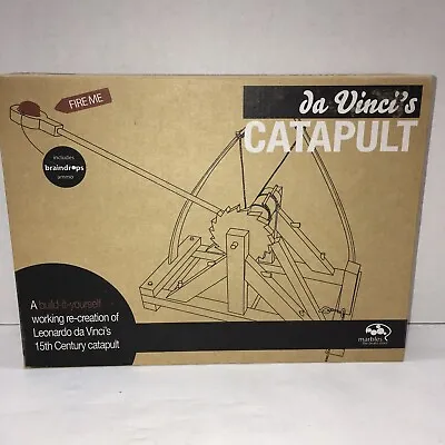 Leonardo Da Vinci Catapult Kit Building Educational Toy Game Pre Cut Pieces NEW • $13.99