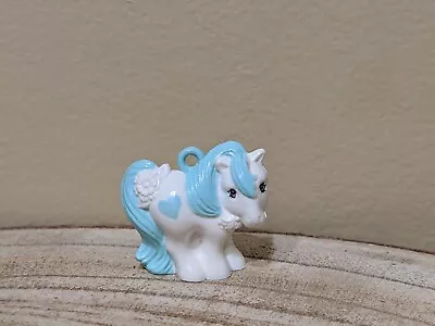 My Little Pony G1  True Blue  Charmkins Mommy Charm Heart Symbol MLP 1984 Hasbro • $16