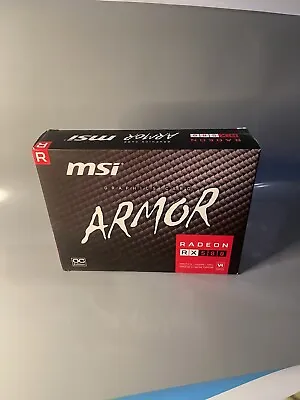 MSI Radeon RX 580 ARMOR 8G OC 8GB GDDR5 PCIe Video Card (RADEONRX580ARMOR8GOC) • $320