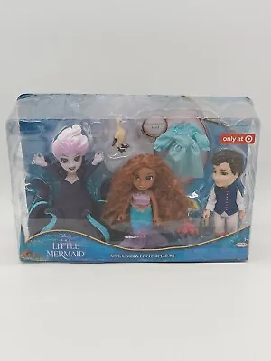 Disney The Little Mermaid ArielEric& Ursula Petite Doll Set NEW Damaged Box  • $43.07